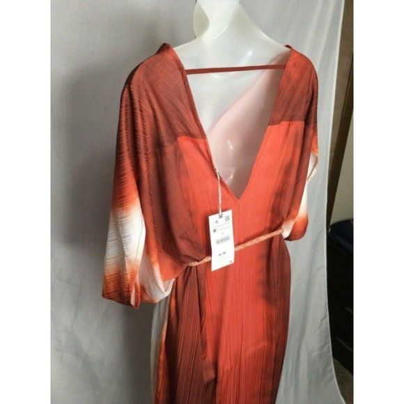 ZARA Tie Dye Boho Dress M - Picture 7 of 11